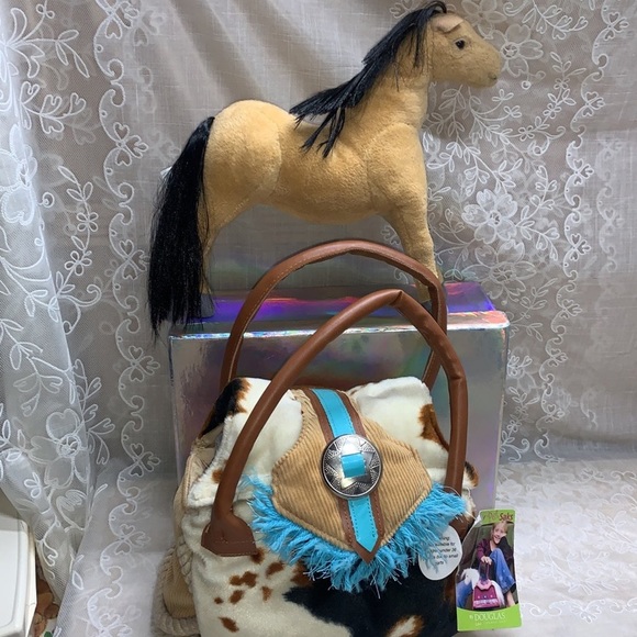 Bundle: 9" Sassy Pet Sak by Douglass & 9" Applause bendable legs horse - Picture 3 of 13